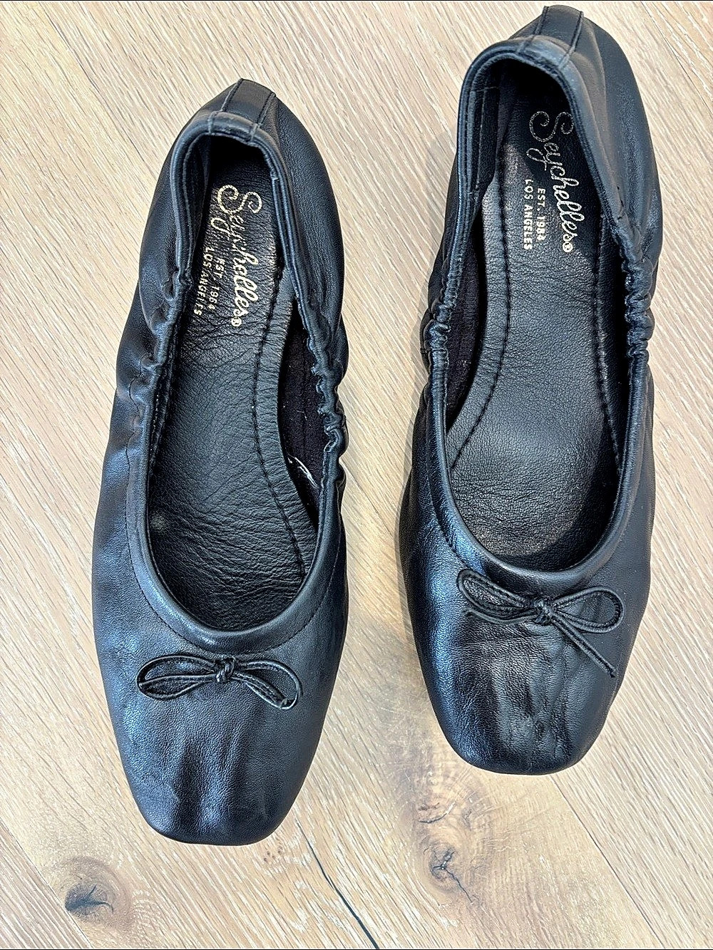 Seychelles Black Ballet Flats